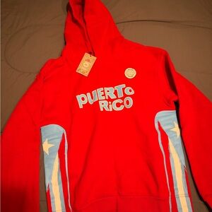 Bad Bunny DTMF Red Hoodie